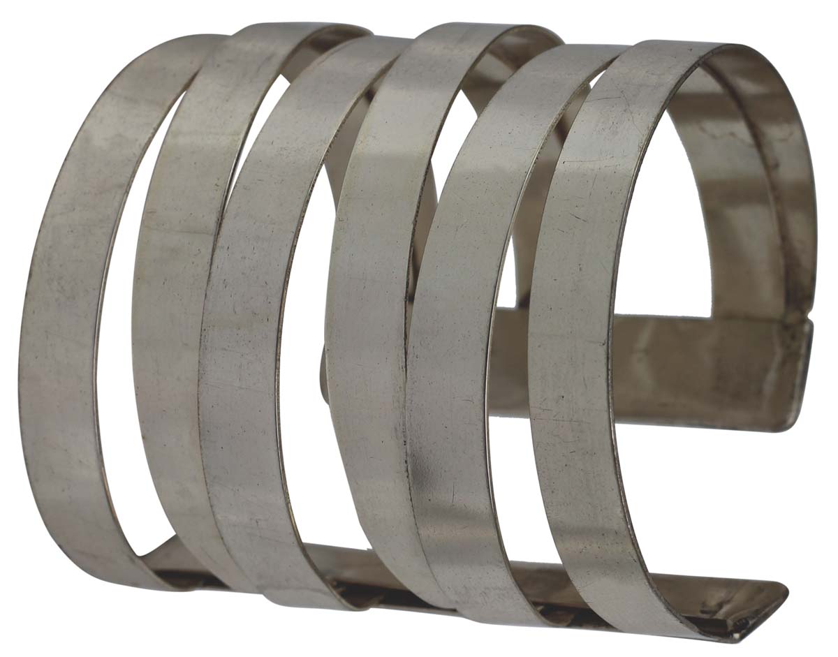 Buy Bracelets in Bulk – Cuff Bracelet – Cast in Brass – Silver Plated with Dull Antique Finish – Wholesale Bulk Bracelets 